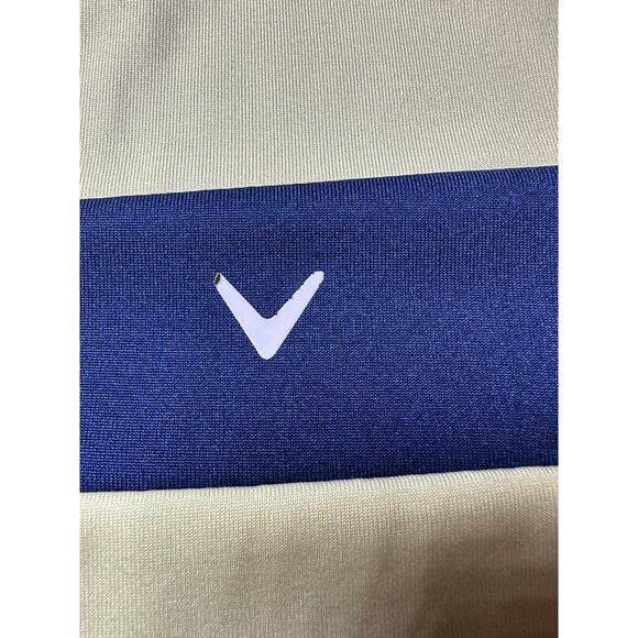 Callaway Opti-Dri Golf Polo Shirt - Men's L - Striped - Picture 5 of 6